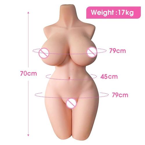 17kg Mle Half - Body Sex Toys Mle Masturbation Gros Seins Sexy Vagin Poupe Adulte Mle