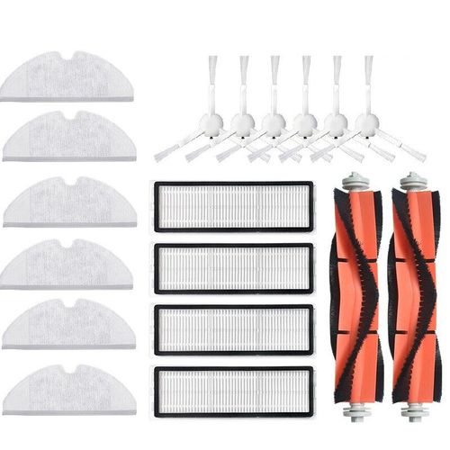 18 pices brosse principale brosse latrale Hepa filtres Kit pour Xiaomi Mijia vadrouille 1C ing nettoyage Robot aspirateur 1C vadrouille