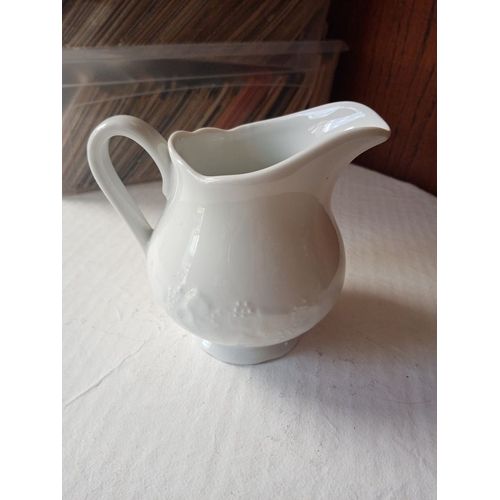 Pot À Lait 10 Cm De Haut Faïence Blanche