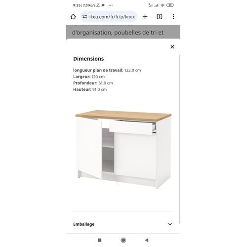 Meuble Cuisine Buffet Ikea Knoxhult