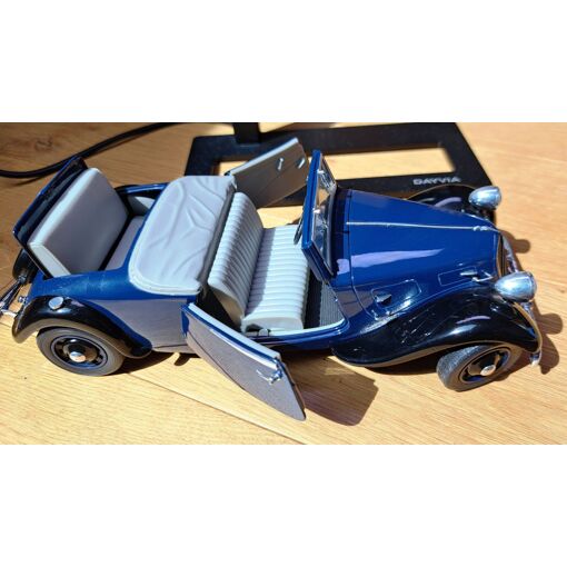 Solido Prestige 1/18 Citroën Traction Avant 11 Cabriolet 1938 – Bleue, Réf 8178