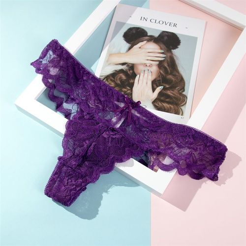 Panty Culotte Violet 42 Femme Thong Brief Woman String Donna