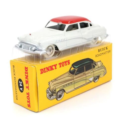Buick Roadmaster Blanc Toit Rouge Dinky Gb Atlas 24v Neuf Boite-Dinky Toys