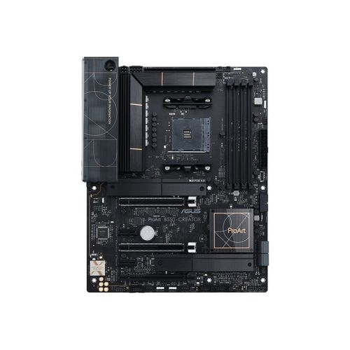 ASUS ProArt B550-CREATOR - Carte-mère - ATX - Socket AM4 - AMD B550 Chipset - USB-C Gen2, USB 3.2 Gen 2 - 2.5 Gigabit LAN - carte graphique embarquée (unité centrale requise) - audio HD (8...