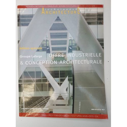 Techniques Et Architecture Edition Spéciale