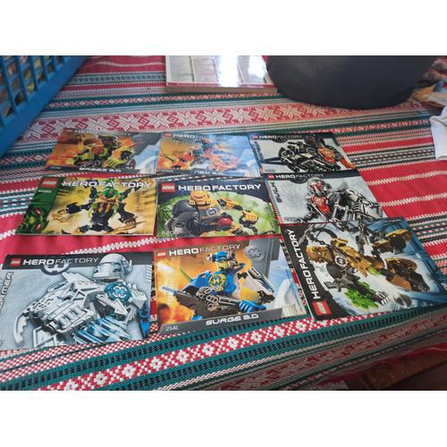 Lot De 9 Notices Lego Hero Factory