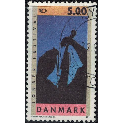 Danemark 1995 Oblitéré Used Violiniste Musique Tonder Festival Su