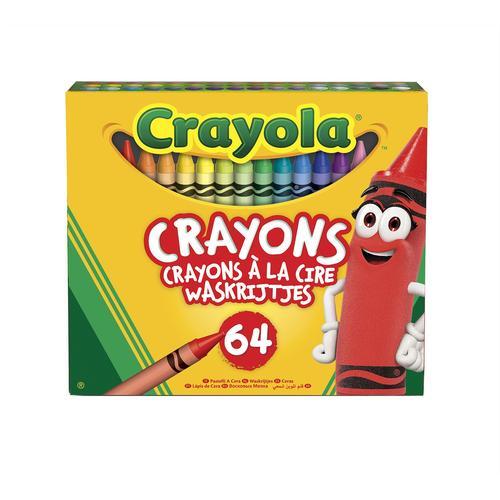 Crayons Gras De Couleur Crayola (64 Pcs)
