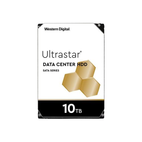 WD Ultrastar DC HC510 HUH721010ALE604 - Disque dur - 10 To - interne - 3.5" - SATA 6Gb/s - 7200 tours/min - mémoire tampon : 256 Mo