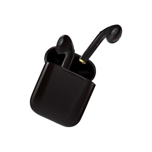 Metronic mooov - Écouteurs sans fil avec micro - intra-auriculaire - Bluetooth - noir, or