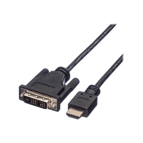 Roline - Câble adaptateur - DVI-D mâle pour HDMI mâle - 3 m