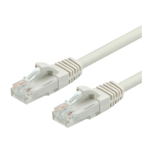 VALUE - Cordon de raccordement - RJ-45 (M) pour RJ-45 (M) - 1.5 m - UTP - CAT 6a - moulé - gris, RAL 7044