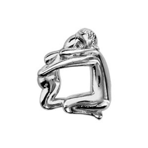 Thabora Charms Coulissant Argent Rhodié Homme Et Femme Enceinte