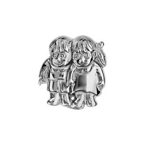 Thabora Charms Coulissant Argent Rhodié Fille Garçon