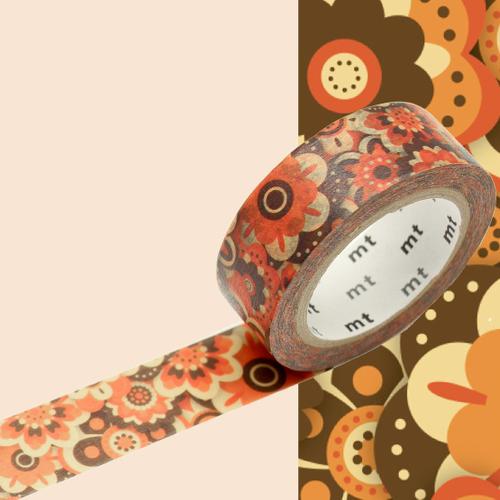 Masking Tape Mt Ex Fleurs Orange - Masking Tape (Mt)