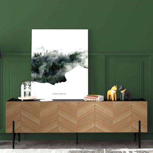 Meuble Tv Vintage Avec Placard Sequoia