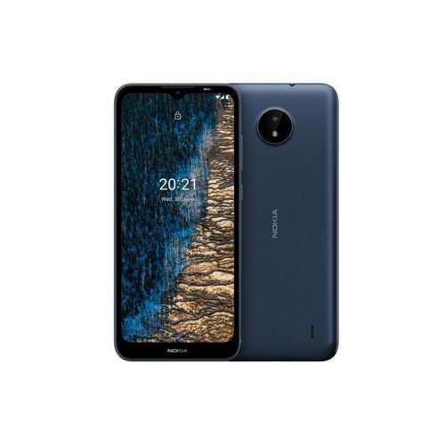 NOKIA C20 AZUL OSCURO/MÓVIL 4G/DUAL SIM/ 6.5'' HD+/ 8-CORE 1.6GHZ/ 32GB/2GB RAM/CAM 5MP + 5MP