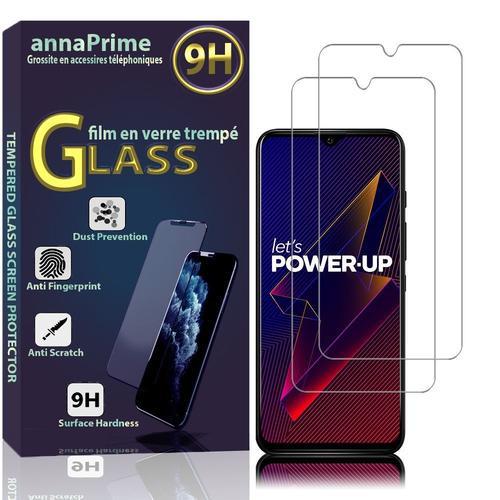 Lot / Pack De 2 Films Verre Trempé Pour Wiko Power U10/ U20 6.82" Protection D'écran