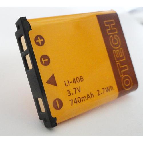 Batterie Li-Ion haut de gamme de marque Otech® pour Nikon Coolpix S60