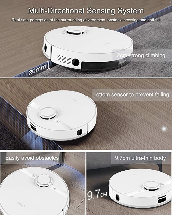 Aspirateur robot Midea M7 4000Pa Aspiration Noir EU image 5 | Rakuten