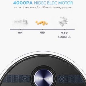 Aspirateur robot Midea M7 4000Pa Aspiration Noir EU image 6 | Rakuten