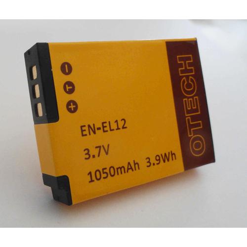 Batterie Li-Ion haut de gamme de marque Otech® pour Nikon Coolpix S8000