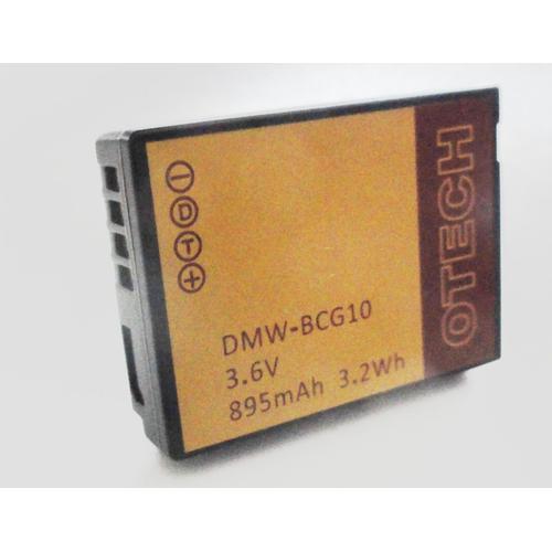 Batterie Li-Ion haut de gamme de marque Otech® pour Panasonic Lumix DMC-TZ10