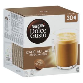 Capsules de café Nescafé Dolce Gusto Cafe Au Lait (30