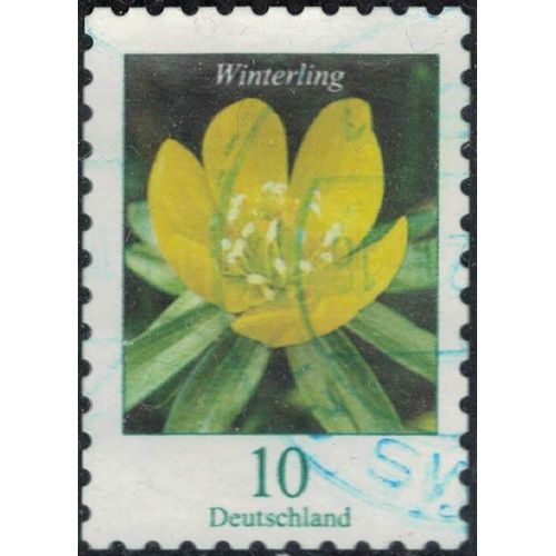 Allemagne 2018 Oblitéré Used Fleur Winterling Eranthis Hyemalis Su