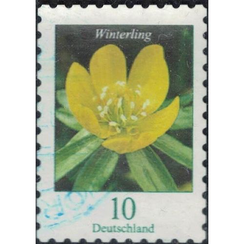 Allemagne 2018 Oblitéré Used Fleur Winterling Eranthis Hyemalis Su