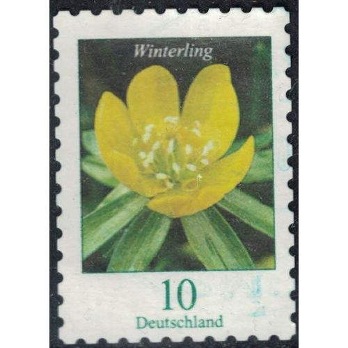 Allemagne 2018 Oblitéré Used Fleur Winterling Eranthis Hyemalis Su