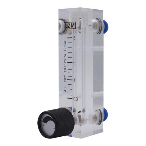 Débitmètre à Tube Plastique, Débitmètre Liquide pour Tester le Liquide d'Écoulement Instantané 03-3 L