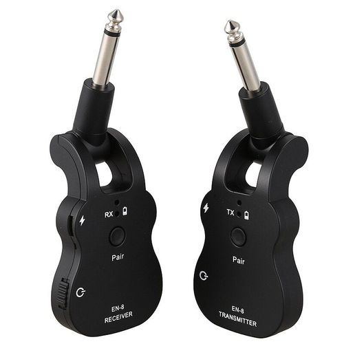 Système De Récepteur De Transmetteur De Guitare Sans Fil Uhf Batterie Rechargeable Intégrée 100 Pieds O Transmetteur Pour Gu Jdko90