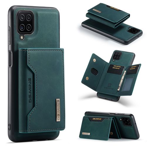 Coque Portefeuille Coque Amovible Étuis Antichoc Rabat Housses Avec Fente Carte, Portefeuille Etui En Cuir Pu Premium Samsung Galaxy A12 5g - Vert