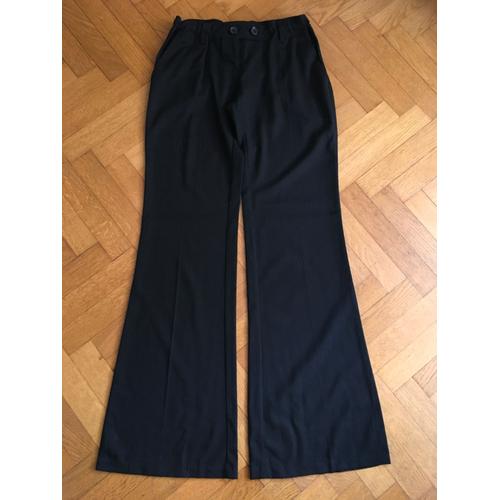 Pantalon Noir Flare Taille 40