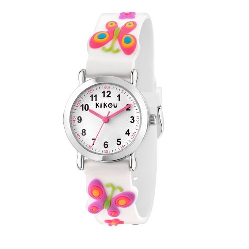 Montre Enfant Kikou Mignon En Silicone Multicolore