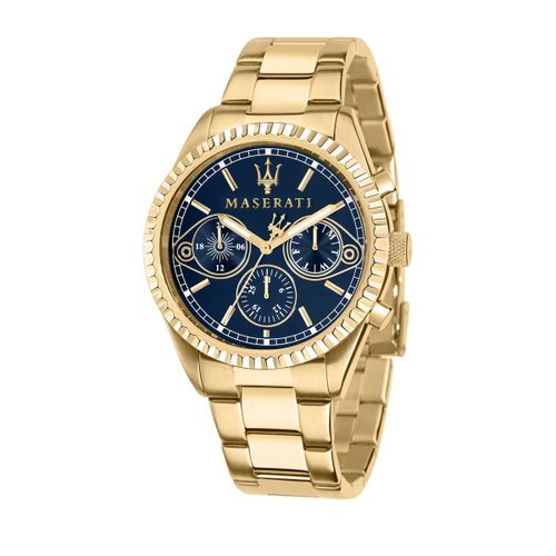 Montre Homme Maserati Competizion En Métal Jaune