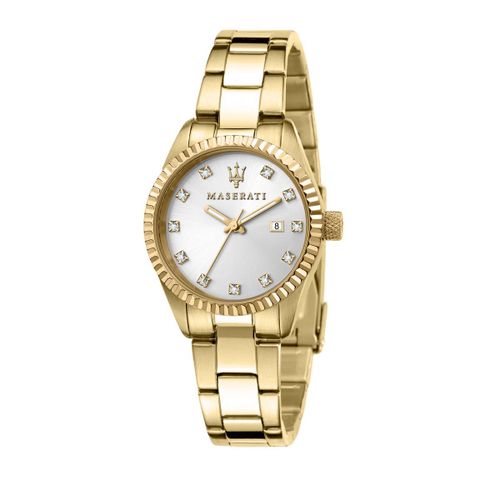 Montre Femme Maserati Competizion En Métal Jaune