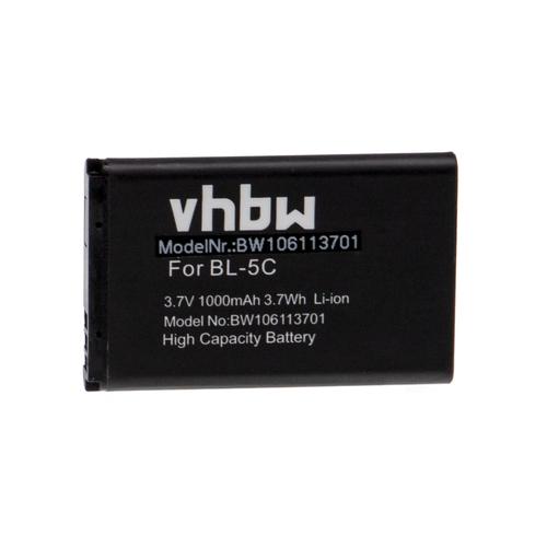 Vhbw Batterie Remplacement Pour Nec Q24-Fr000000113082 Pour Smartphone (1000mah, 3,7v, Li-Ion)