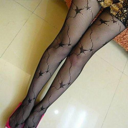 Bas Jacquard À Motif Résille Pour Femmes Et Filles,Collants,Collants,Noir,Sexy,Tête De Mort,Dame,Mode,1 Pièce,Dww40