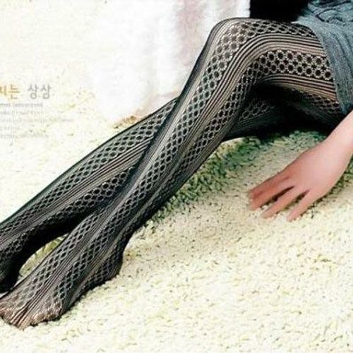 Bas Jacquard À Motif Résille Pour Femmes Et Filles,Collants,Collants,Noir,Sexy,Tête De Mort,Dame,Mode,1 Pièce,Dww42