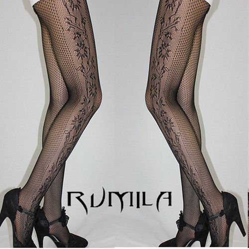 Bas Jacquard À Motif Résille Pour Femmes Et Filles,Collants,Collants,Noir,Sexy,Tête De Mort,Dame,Mode,1 Pièce,Dww42