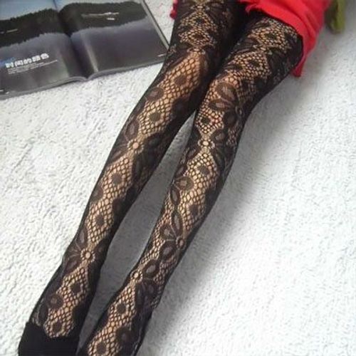 Bas Jacquard À Motif Résille Pour Femmes Et Filles,Collants,Collants,Noir,Sexy,Tête De Mort,Dame,Mode,1 Pièce,Dww42
