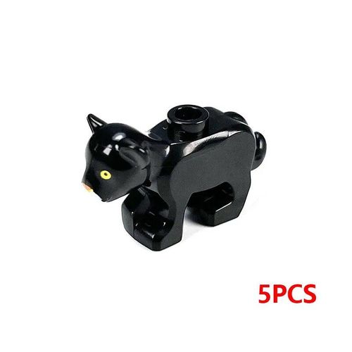 Mini Blocs De Construction Animaux Compatibles Pour Enfants Moc Tortues Oiseau Dauphin Poisson Modèle Blocs De Construction Briques Enfants Jouets - Type 5black-Leopard