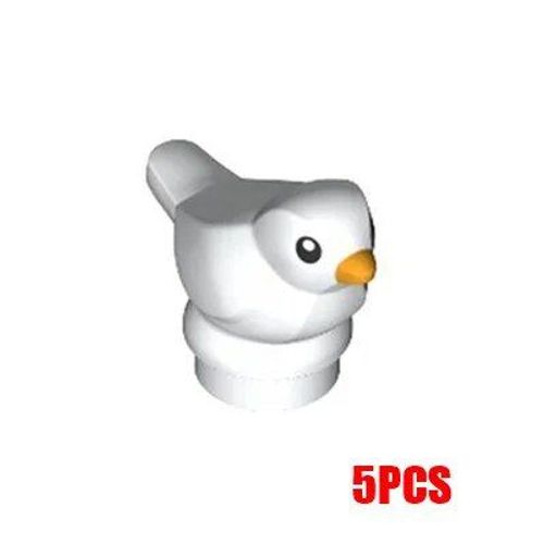 Mini Blocs De Construction Animaux Compatibles Pour Enfants Moc Tortues Oiseau Dauphin Poisson Modèle Blocs De Construction Briques Enfants Jouets - Type 5bird-White