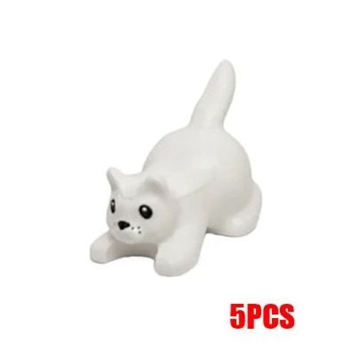 Mini Blocs De Construction Animaux Compatibles Pour Enfants Moc Tortues Oiseau Dauphin Poisson Modèle Blocs De Construction Briques Enfants Jouets - Type 5cats-Lin