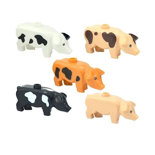 Blocs De Construction En Briques Pour Animaux De Compagnie,Animaux Créatifs,Zoo,Chien,Canard,Tortue,Pingouin,Chat,Cochon,?ufs,Oiseau,Lapin,,Modèle De Jouets Pour Enfant - Type Cn00070-A21