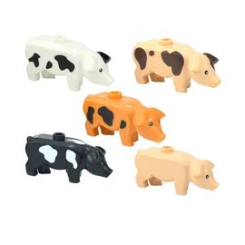 Blocs De Construction En Briques Pour Animaux De Compagnie,Animaux Créatifs,Zoo,Chien,Canard,Tortue,Pingouin,Chat,Cochon,?ufs,Oiseau,Lapin,,Modèle De Jouets Pour Enfant - Type Cn00070-A21