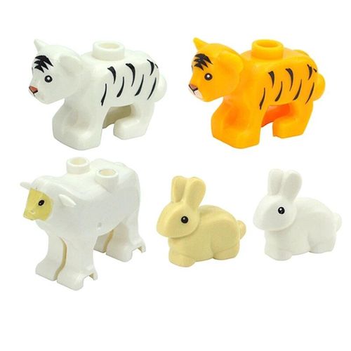 Blocs De Construction En Briques Pour Animaux De Compagnie,Animaux Créatifs,Zoo,Chien,Canard,Tortue,Pingouin,Chat,Cochon,?ufs,Oiseau,Lapin,,Modèle De Jouets Pour Enfant - Type Cn00070-A31