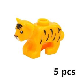 Blocs De Construction De La Série Animal,Pingouin,Dauphin,Petit Canard,Poulet,Chat,Chien,Cochon,Lapins,Zoos,Briques De Ferme,Jouets Leduo - Type Cn00070-A33